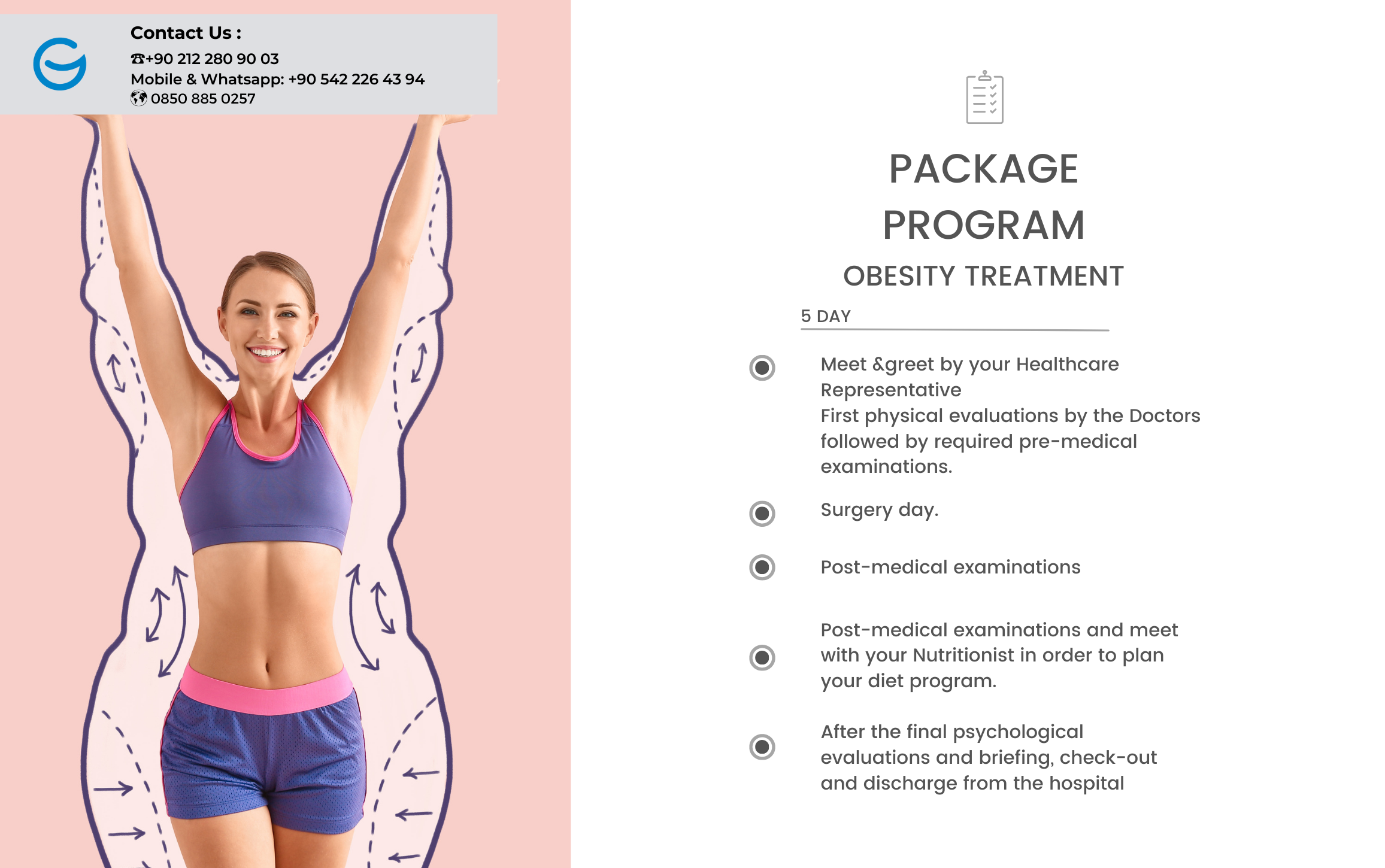 Tratamiento y Cirugía de la Obesidad - Programa de Paquete